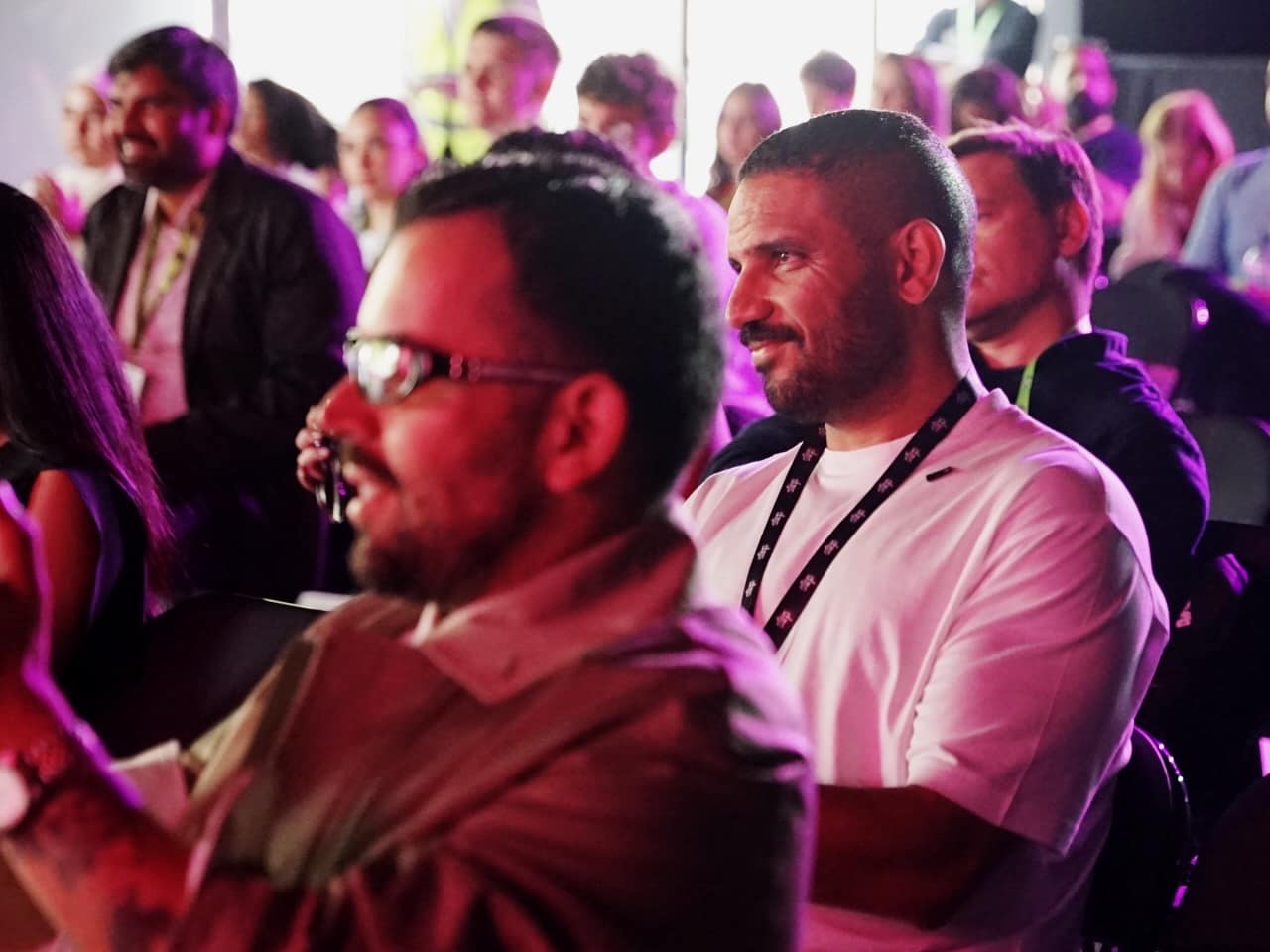 The crowd on the AI Stage at Step Dubai 2026
